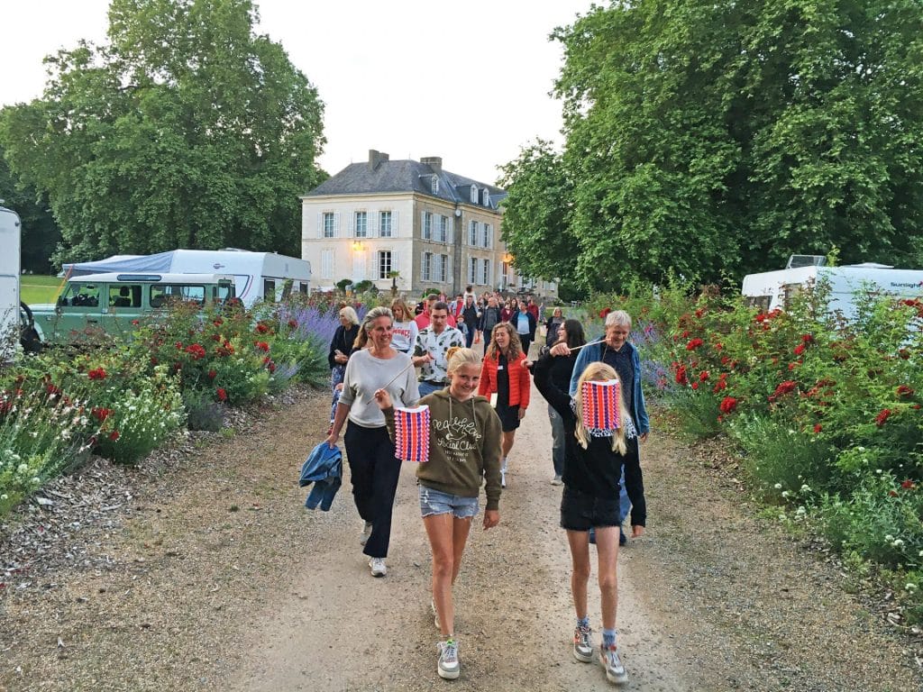 Camping Chateau De Chanteloup : La descente au