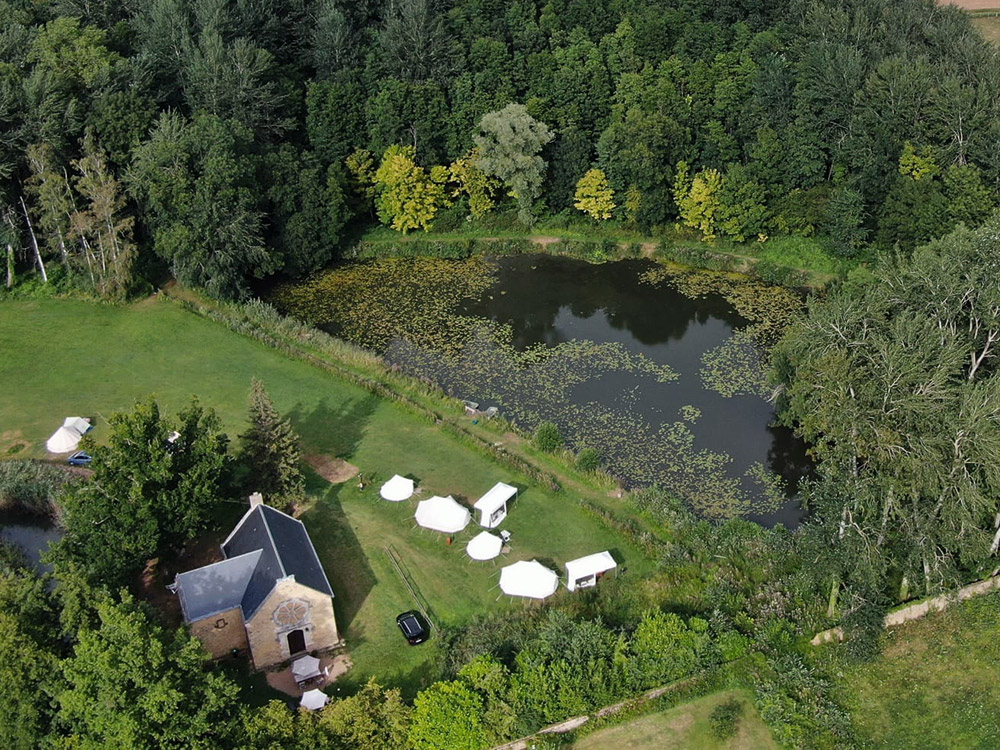 Camping 5 étoiles le Mans Sarthe : Les tentes Glamping du château de Chanteloup