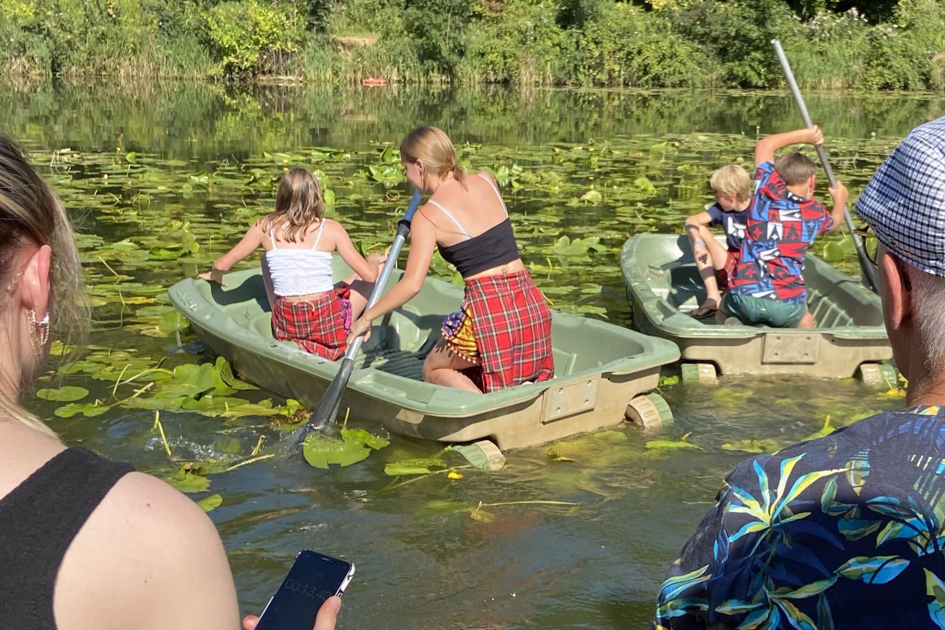 Animations au Camping - les Scottish Games, les Jeux Olympiques de Chanteloup