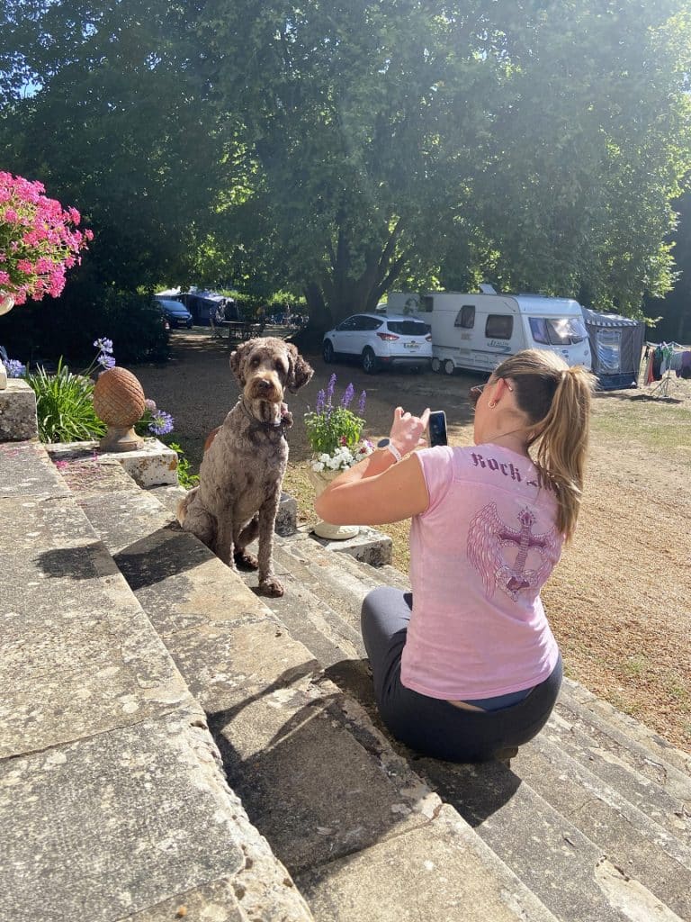 Camping 5 étoiles du Chateau De Chanteloup : En vacances avec son chien