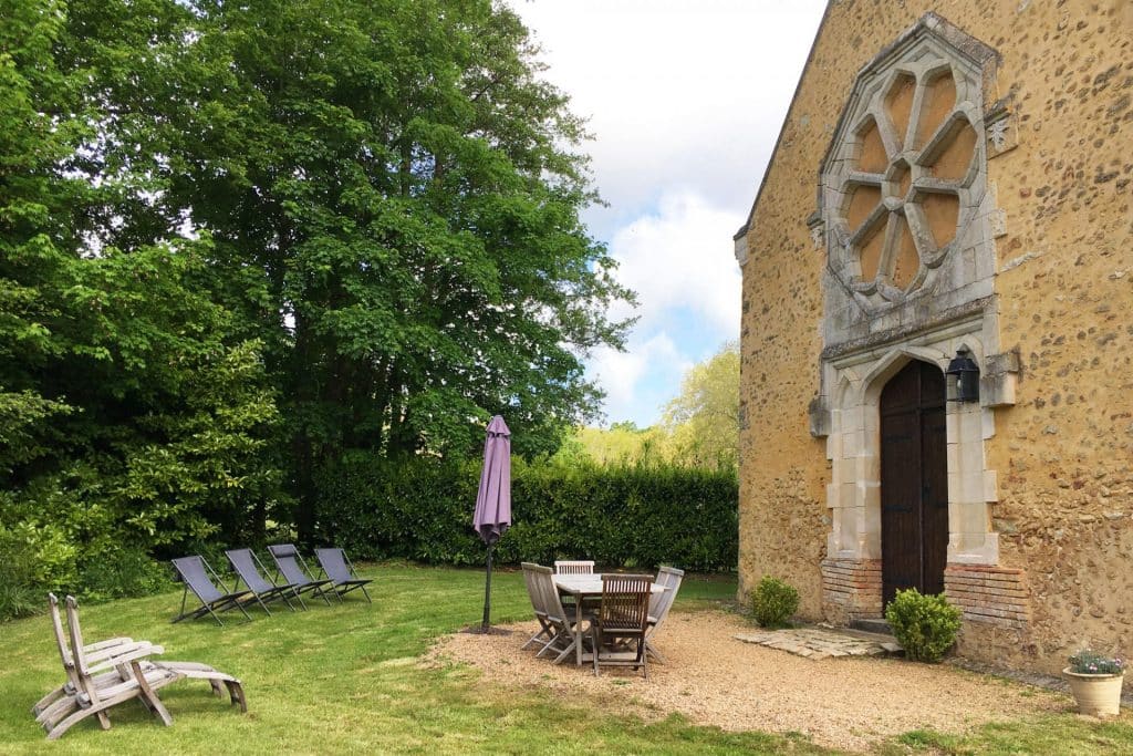 Camping 5 étoiles Château de Chanteloup : le jardin de la Grande Orangerie