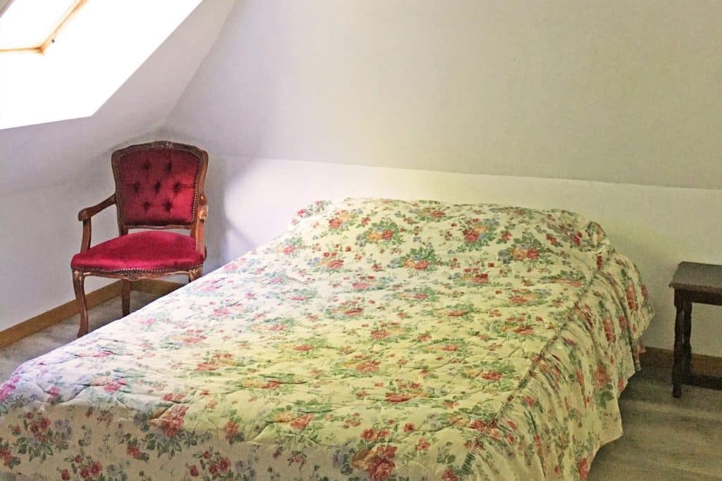 Camping 5 étoiles Château de Chanteloup : Gites Appartement Commun chambre avec un lit double