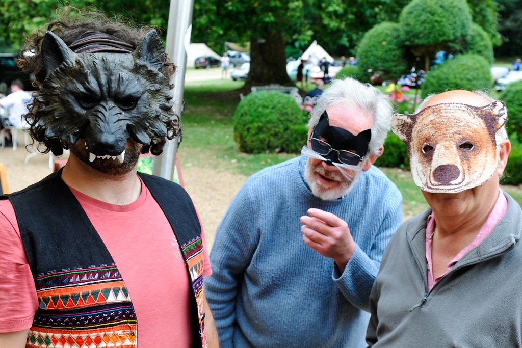 Camping 5 étoiles Château de Chanteloup - Le Mans Classic 2023 - ambiance bal masqué