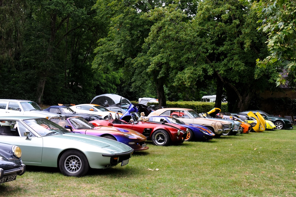 Camping 5 étoiles Château de Chanteloup - Le Mans Classic 2023 - concours très belles voitures