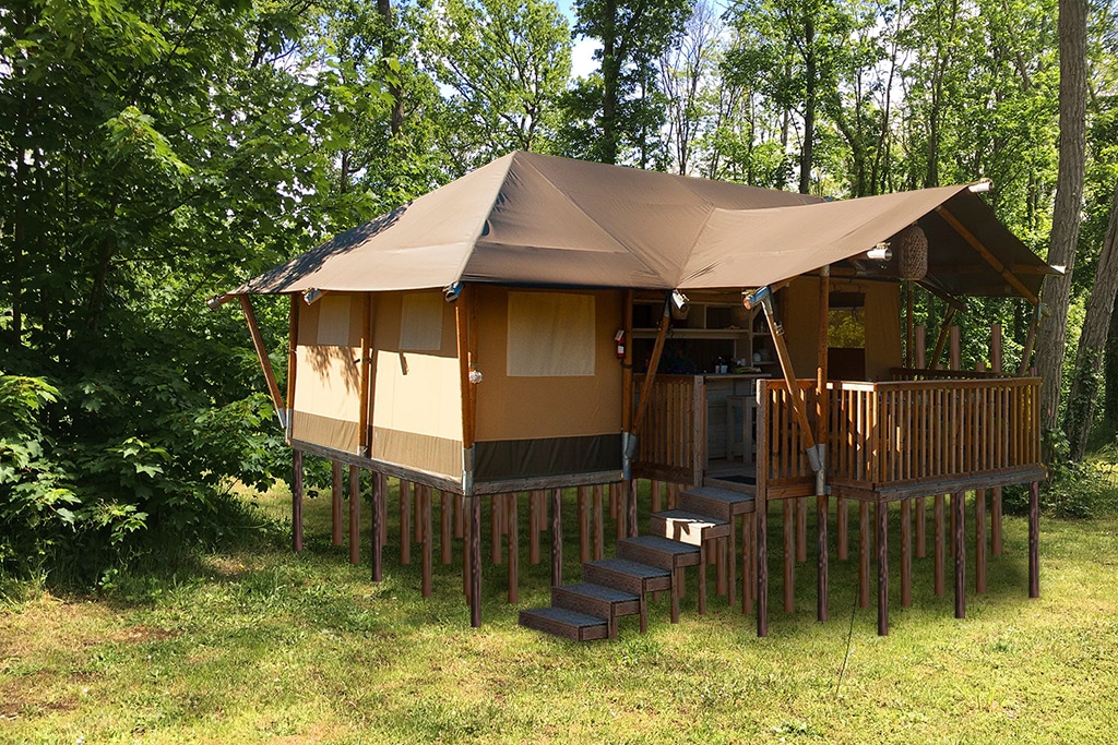 Camping Chateau De Chanteloup : Tentelodgemedley