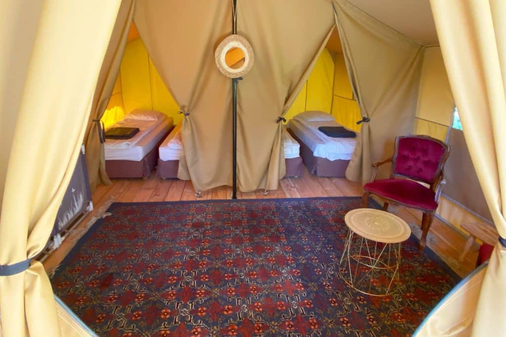 Camping Chateau De Chanteloup : Diapo Interieur Glamping Camping Chateau De Chanteloup