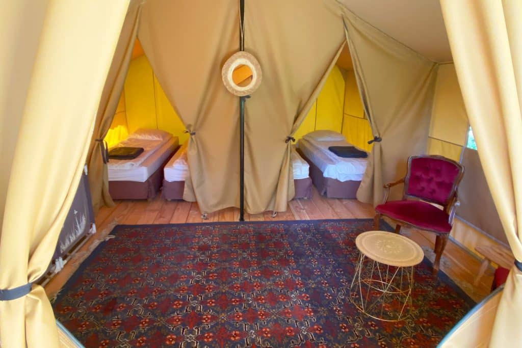 Camping Chateau De Chanteloup : Diapo Interieur Glamping Camping Chateau De Chanteloup
