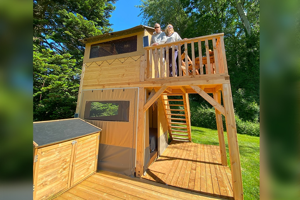 Camping Chateau De Chanteloup : Glampings Camping Pilotis Chateau De Chanteloup Images Blog Etage Haut Vue