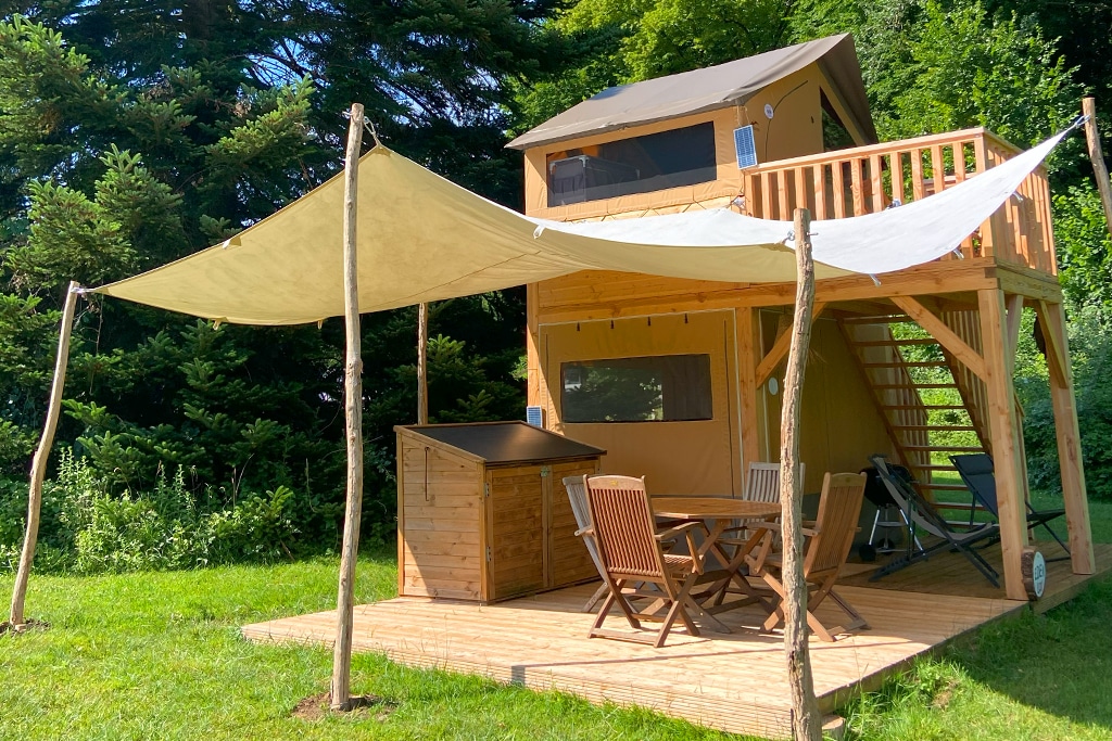 Camping Chateau De Chanteloup : Glampings Chateau De Chanteloup Vue Face