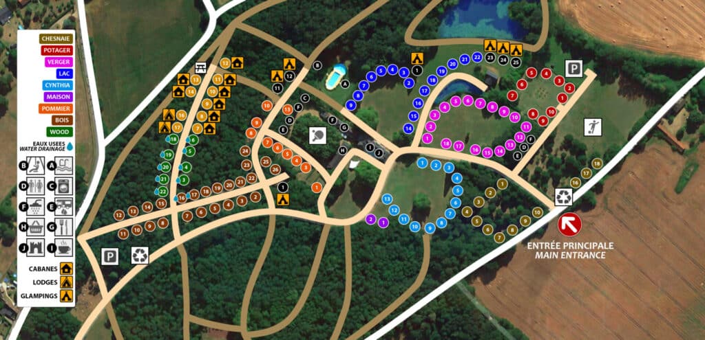Camping Chateau De Chanteloup : Plan2026 Empsite