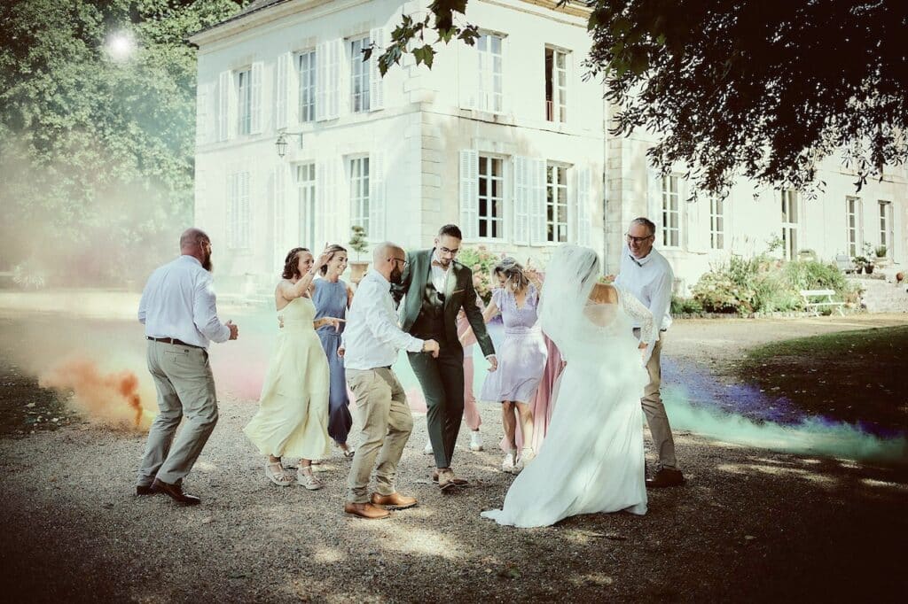 Camping 5 étoiles Château de Chanteloup : fête évènement mariage en septembre